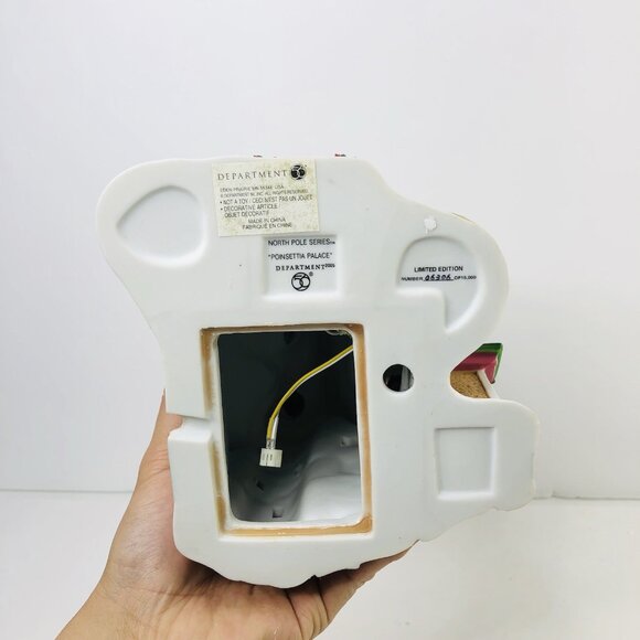 Department 56 Poinsettia Palace 56796 Christmas Village House Castle Decor READ! - Picture 6 of 12